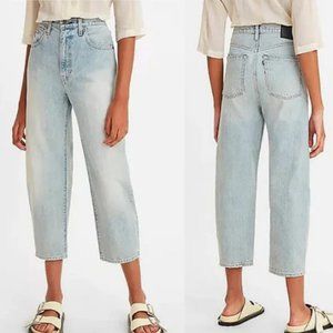 LEVIS Made & Crafted Barrel Crop Jeans